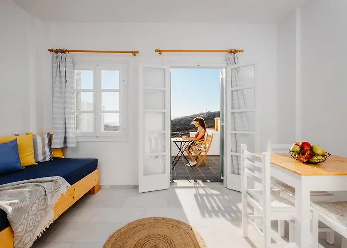 Naxos Aethereal View Lägenhetshotell Kastrákion